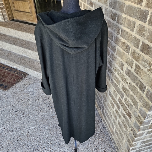 Preston & York Black Trench Coat - Picture 4 of 10